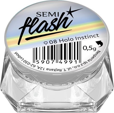 Semiflash Semilac Pyłek Efekt Holo Instinct 08 0,5G
