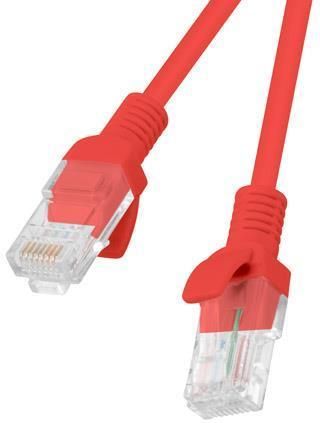 Lanberg Patchcord nieekranowany cat.6 0,25m Czerwony (PCU610CC0025R)