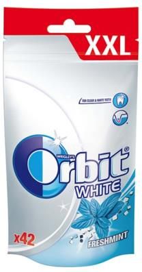 Wrigley Orbit 42Szt White Freshmint Xxl Guma Do Żucia Bez Cukru 58G