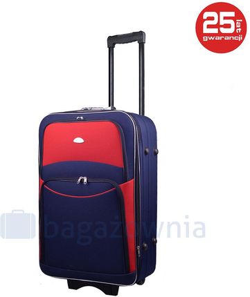 Mała kabinowa walizka PELLUCCI 773 S Granatowy / czerwony - granatowy / czerwony