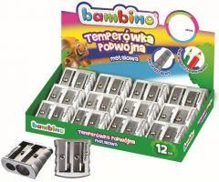 Zdjęcie St Majewski Temperówka Podwójna Metalowa Bambino - Błonie