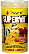 Zdjęcie TROPICAL Supervit Basic z wit. C pokarm podstawowy dla rybek 100ml 20g - Piaseczno