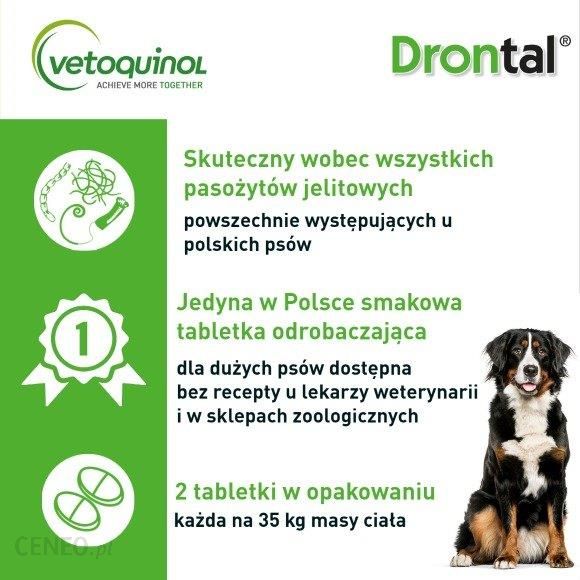 Vetoquinol Drontal Plus XL Dog 35kg 2 tabl.