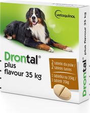 polecamy Higiena psów Vetoquinol Drontal Plus XL Dog 35kg 2 tabl.