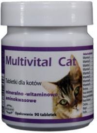 DOLFOS Multivital cat tabletki mineralno-witaminowo-aminokwasowe 90 tab.