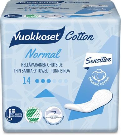 Vuokkoset Cotton Normal Thin Podpaski Higieniczne 14szt