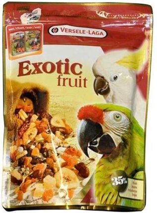 VERSELE LAGA Exotic Fruit mieszanka owocowa dla dużych papug 600g