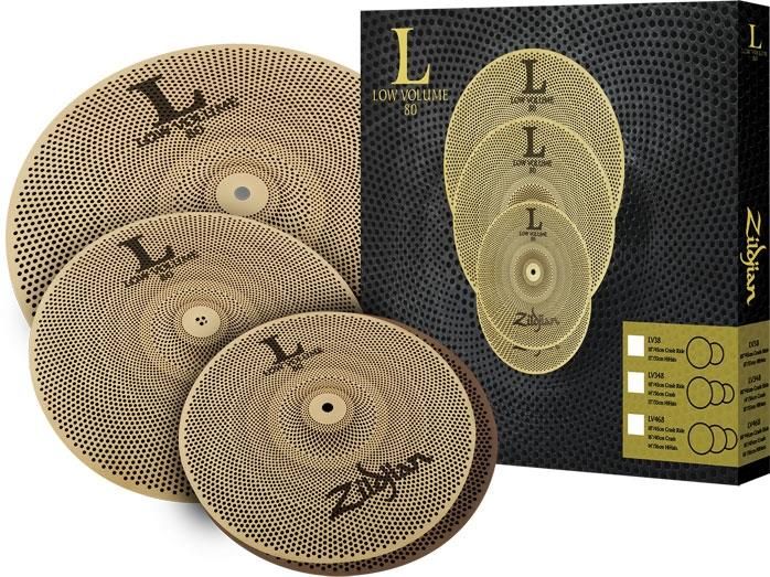 Zildjian Low Volume ローボリュームシンバル　14インチ Zildjian L80 Low Volume Set 14,16,18 (LV468) - Ceny i opinie
