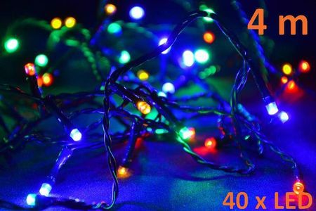 Lampki choinkowe 40 led - Światełka świąteczne