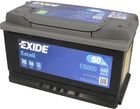 Exide Excell Eb800 - 80Ah 640A P+