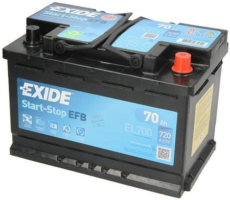 Exide Micro-Hybrid Ecm El700 - 70Ah 630A L+