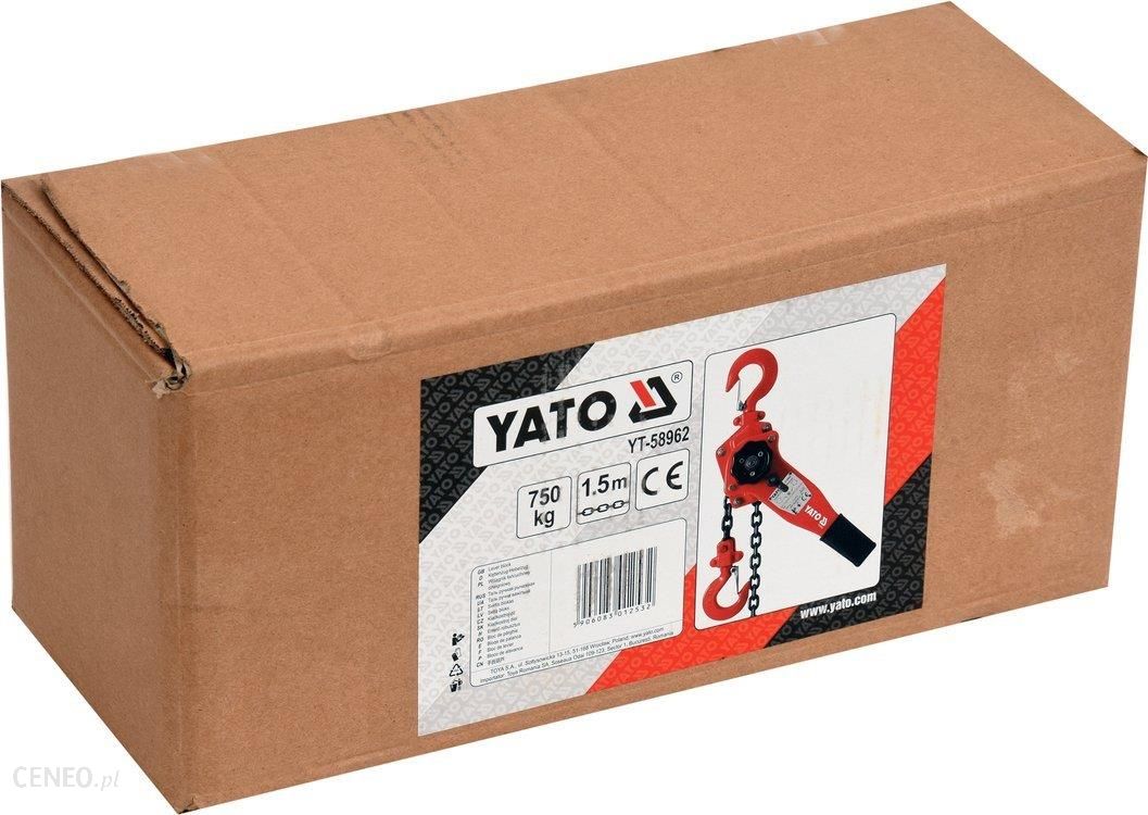 Yato Wyciągarka łańcuchowa dźwigniowa 750 kg YT-58962