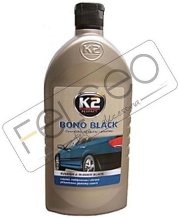 K2  BONO BLACK Czernidło do Gumy i Plastików 0,5L