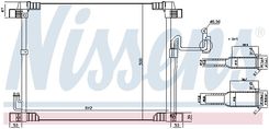 Zdjęcie NISSENS Skraplacz, klimatyzacja 940616 - Działoszyce