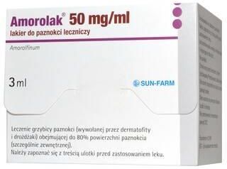 Amorolak lakier do paznokci leczniczy 0,05g/ml 3ml - zdjęcie 2 Amorolak lakier do paznokci leczniczy 0,05g/ml 3ml
