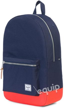 herschel backpack peacoat coral Retreat there is a small label with the message put yourself out there Herschel Heritage Backpack - Peacoat/Peacoat
