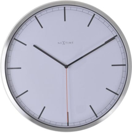 Nextime Zegar Ścienny Company 35 Cm Biały (3071wi)