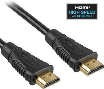 PremiumCord przewód HDMI High Speed + Ethernet 1 m