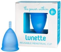 Zdjęcie LUNETTE KUBECZEK MENSTRUACYJNY, BŁĘKITNY, MODEL 2 - Aleksandrów Łódzki