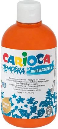 Carioca Farba Tempera Pomarańczowa 500Ml