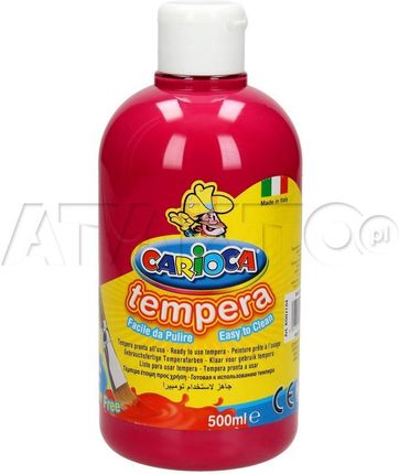 Carioca Farba Tempera Ciemnoróżowa 500Ml