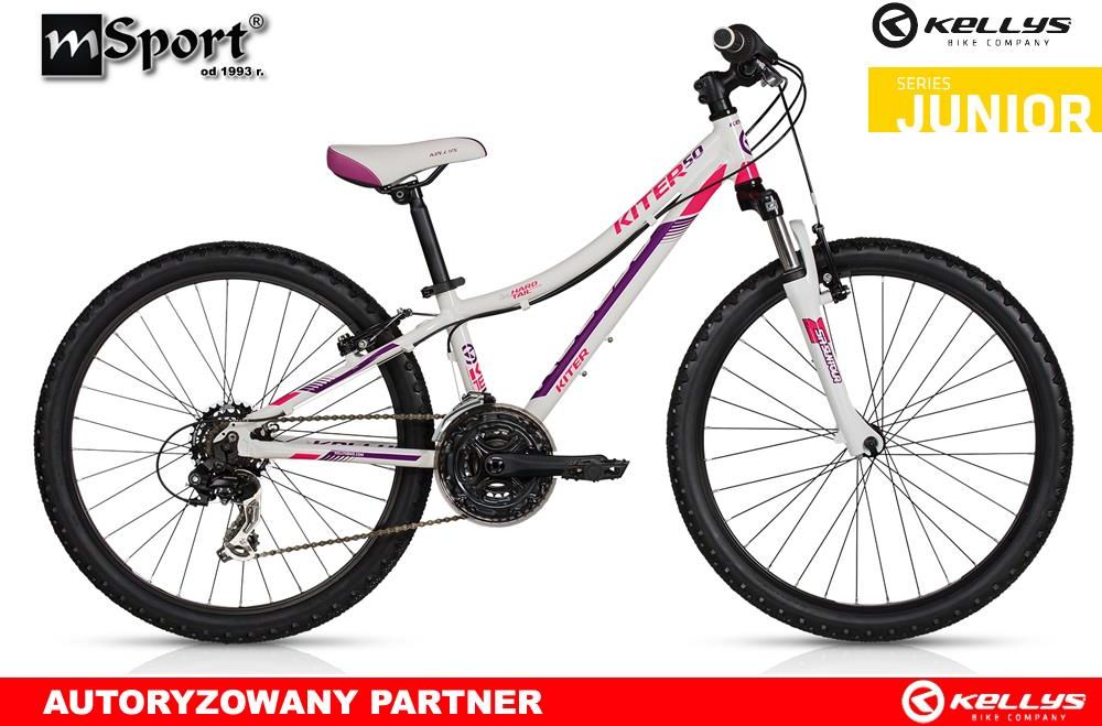 Kellys Junior Kiter 50 White 2017 Rowery Górskie Dziecięce Ceny i