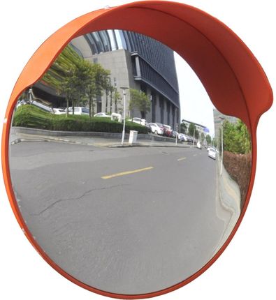 VidaXL Convex lustro drogowe 45 cm pomarańczowy plastik