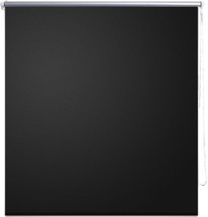 vidaXL Roleta okienna zaciemniająca czarna 160x175 cm