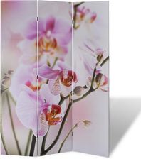 vidaXL Parawan/dzielnik pokojowy w kwiaty (120x180 cm) - Parawany i przesłony