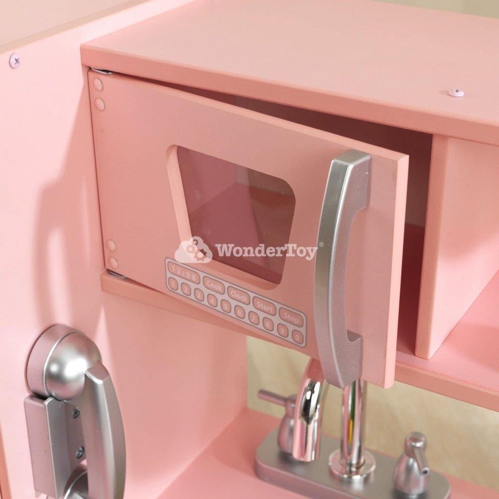 Zabawka Kidkraft Kuchnia Drewniana Dla Dzieci Pink Vintage (53179