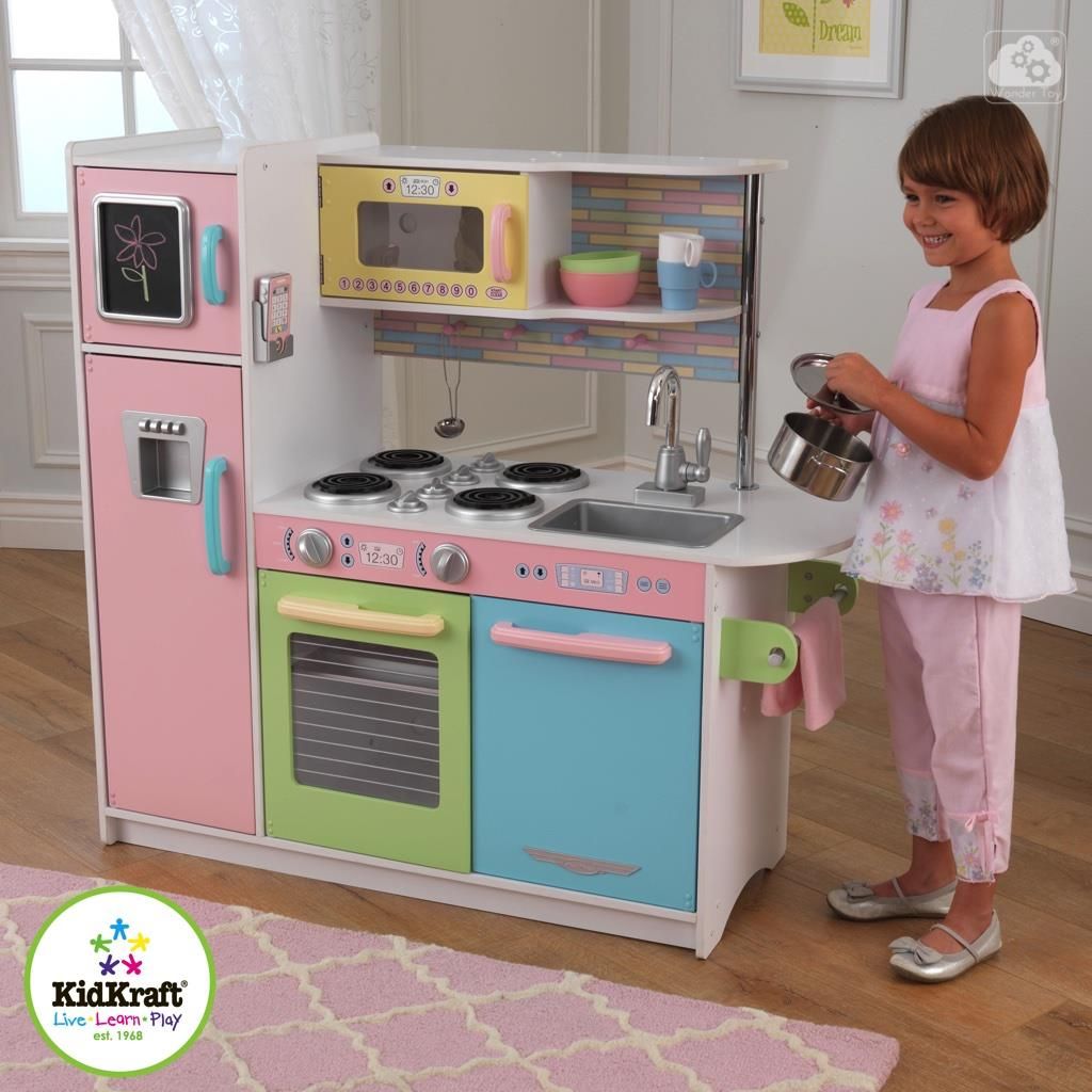 Zabawka Kidkraft Kuchnia Drewniana Pastelowa Uptown (53257) - Ceny i ...