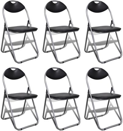 vidaXL Składane krzesła (6 sztuk)