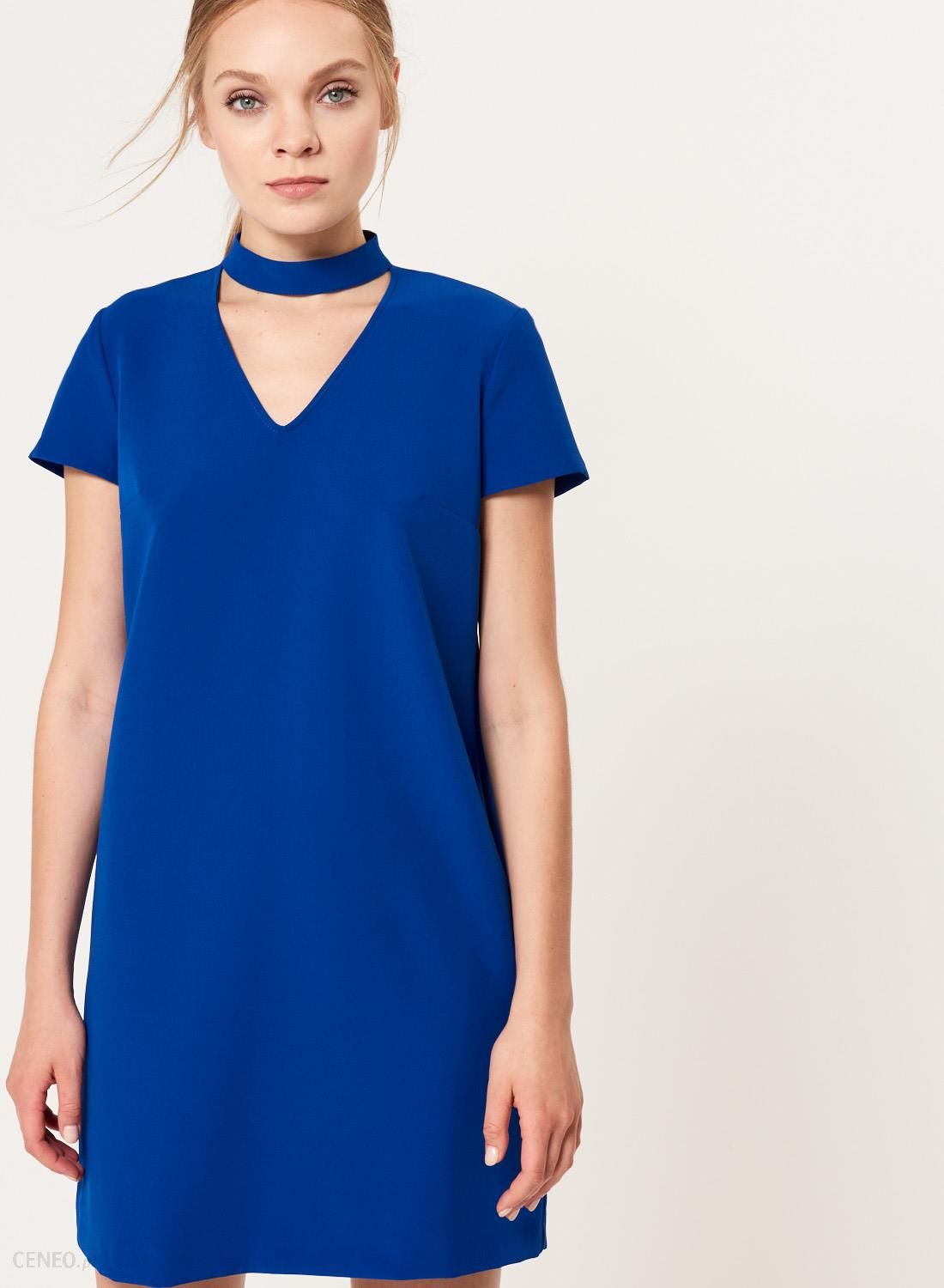Mohito - Sukienka z chokerem - Niebieski - Ceny i opinie 