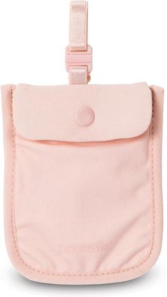 Damski sekretny portfel na kosztowności Pacsafe Coversafe S25 - Różowy