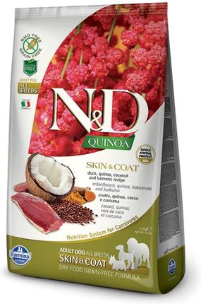 N & D Dog Quinoa Skin & Coat Duck 2,5Kg