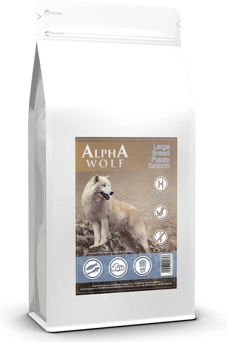 Alpha Wolf Puppy Large Salomon 12kg