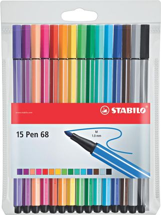 Stabilo Flamaster Pen Single 15Szt