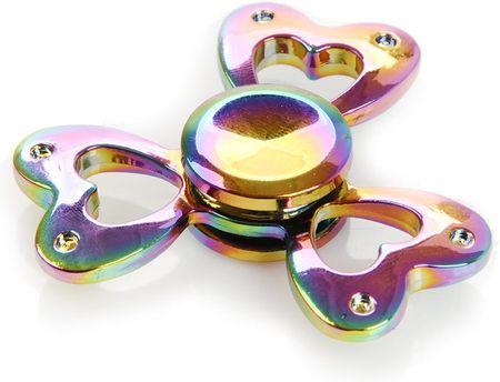Hand Fidget Spinner metalowy Chrome Rainbow