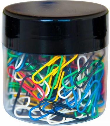 Q-Connect Spinacze Okrągłe 26Mm 150Szt. W Plastikowym Słoiku Mix Kolorów - X07905