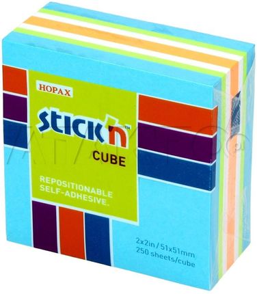 Hopax Karteczki Samoprzylepne 51X51/250 Niebiesk Neon/Past Stickn (Ho5262)