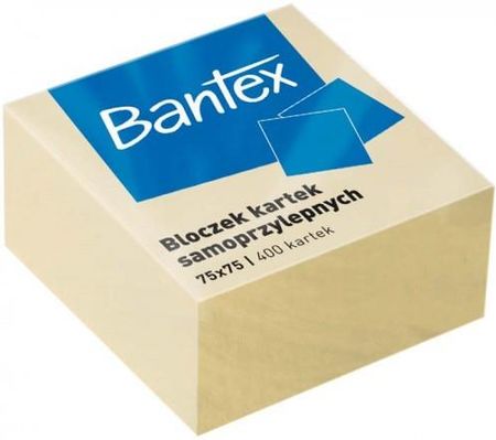 Bantex Notes Samop.Bantex 75X75Mm 400 Żółty Samoprzylepny (135123A)
