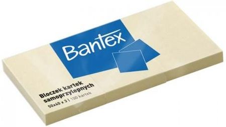 Bantex Notes Samop.50X40 100 Żółty (135118A)
