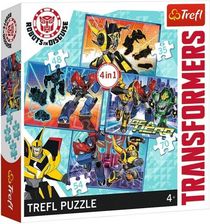 Zdjęcie Trefl Puzzle 4W1 Czas Na Transformację 34287 - Zagórów