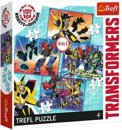 Trefl Puzzle 4W1 Czas Na Transformację 34287