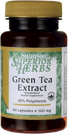 Swanson GREEN TEA Extract 500mg 60kaps