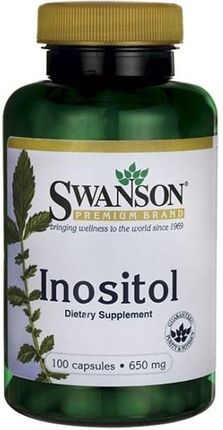 Swanson INOZYTOL Inositol Witamina B8 - 650 mg 100 kaps