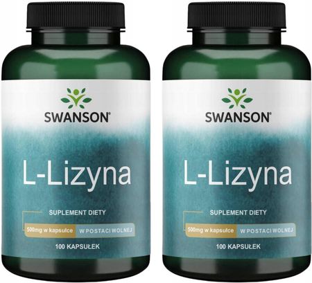 Swanson L-Lizyna 500mg 100 kaps - zdjęcie 3