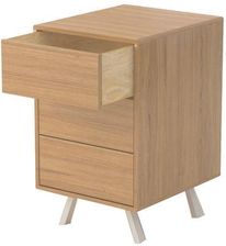 Zdjęcie Borcas Szafka Havn Prostokątne Nóżki Dąb Lakierowany (10Len05) - Nekla