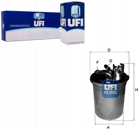 UFI Filtr paliwa 24.451.00