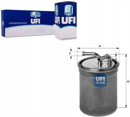 UFI Filtr paliwa 24.106.00